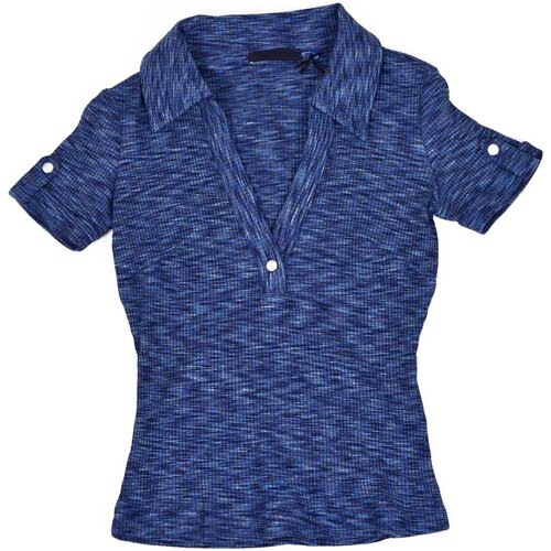 Oblačila Ženske Majice & Polo majice Guess W3GP30 KBPR2 Modra