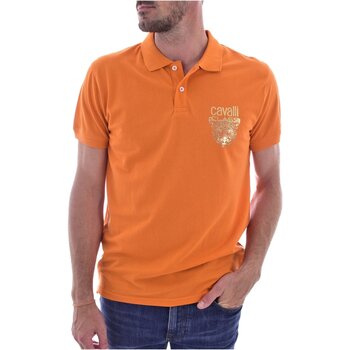 Oblačila Moški Majice & Polo majice Roberto Cavalli QXH01G KB002 Oranžna