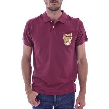 Oblačila Moški Majice & Polo majice Roberto Cavalli QXH01G KB002 Rdeča