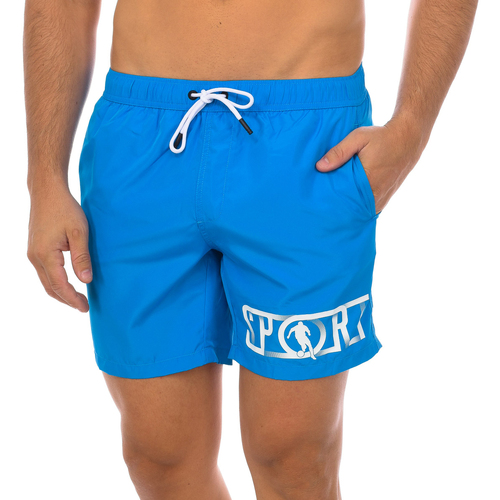 Oblačila Moški Kopalke / Kopalne hlače Bikkembergs BKK2MBM06-BLUE Modra