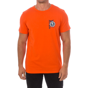 Oblačila Moški Majice s kratkimi rokavi Bikkembergs BKK2MTS02-ORANGE Oranžna