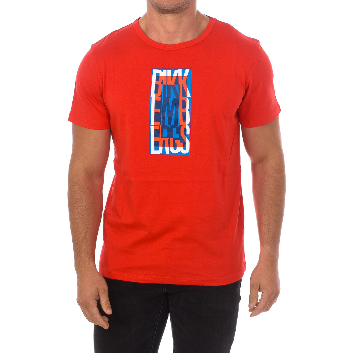 Oblačila Moški Majice s kratkimi rokavi Bikkembergs BKK2MTS04-RED Rdeča