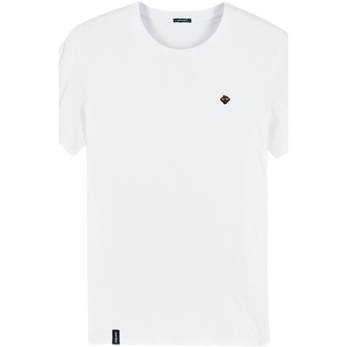 Oblačila Moški Majice & Polo majice Organic Monkey T-Shirt  - White Bela