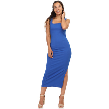 Oblačila Ženske Obleke La Modeuse 67138_P156072 Modra