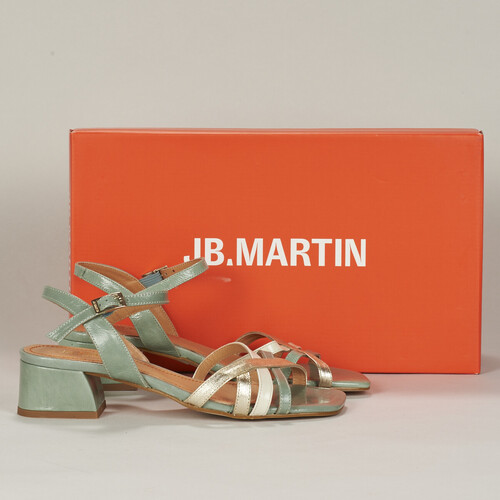 Čevlji  Ženske Sandali & Odprti čevlji JB Martin VICTORIA Vintage / Sauge / Zlata