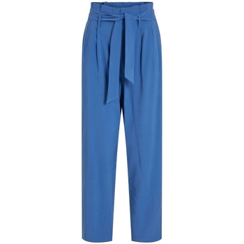 Oblačila Ženske Hlače Vila Noos Pants Kaya 7/8 - Federal Blue Modra