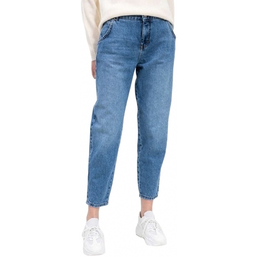 Oblačila Ženske Jeans straight Only Jeans Troy Life - Medium Blue Denim Modra