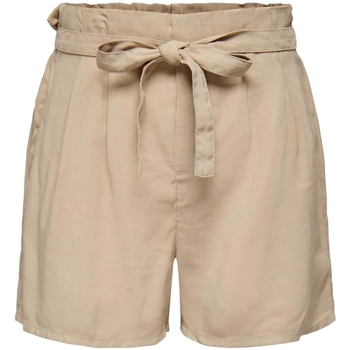 Oblačila Ženske Kratke hlače & Bermuda Only Shorts Aris Life - Nomad Bež