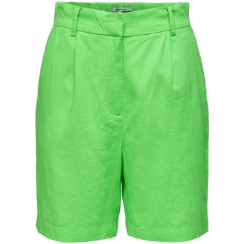 Only Caro HW Long Shorts - Summer Green Zelena