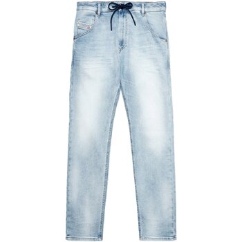 Oblačila Moški Jeans straight Diesel KROOLEY Modra