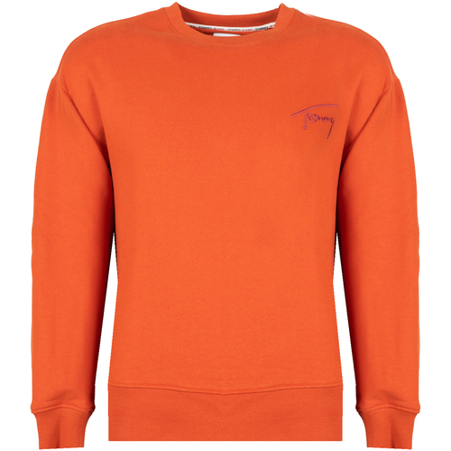 Oblačila Moški Puloverji Tommy Hilfiger DM0DM12373 Oranžna