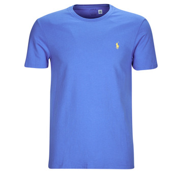 Oblačila Moški Majice s kratkimi rokavi Polo Ralph Lauren T-SHIRT AJUSTE EN COTON Modra / Summer / Modra