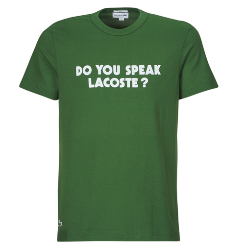 Oblačila Moški Majice s kratkimi rokavi Lacoste TH0134 Zelena
