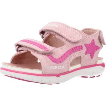 Čevlji  Deklice Sandali & Odprti čevlji Geox B SANDAL DELHI GIRL Rožnata