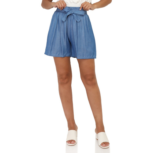 Oblačila Ženske Kratke hlače & Bermuda La Modeuse 67282_P156286 Modra