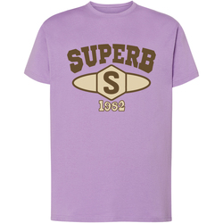 Oblačila Moški Majice s kratkimi rokavi Superb 1982 SPRBCA-2201-LILAC Vijolična