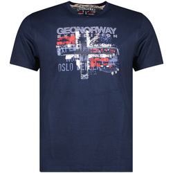 Oblačila Moški Majice s kratkimi rokavi Geo Norway SU1325HGN-NAVY Modra