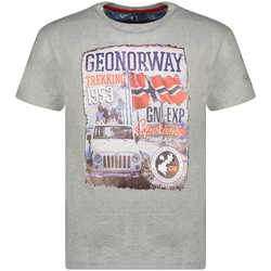 Oblačila Moški Majice s kratkimi rokavi Geo Norway SW1959HGNO-BLENDED GREY Siva
