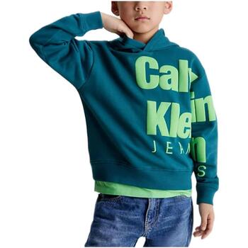 Oblačila Dečki Puloverji Calvin Klein Jeans  Zelena