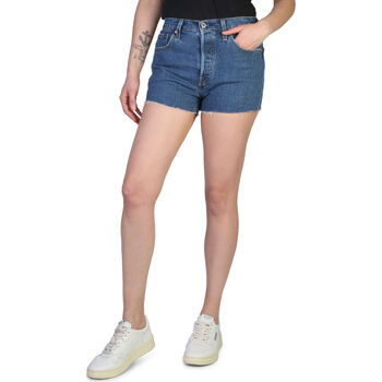 Oblačila Ženske Kratke hlače & Bermuda Levi's - 501_short Modra