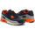 Čevlji  Moški Modne superge Shone 005-001 Navy/Orange Modra