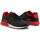 Čevlji  Moški Modne superge Shone 005-001 Black/Red Črna