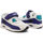 Čevlji  Moški Modne superge Shone 005-001-V White/Purple Bela