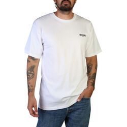 Oblačila Moški Majice s kratkimi rokavi Moschino A0707-9412 A0001 White Bela