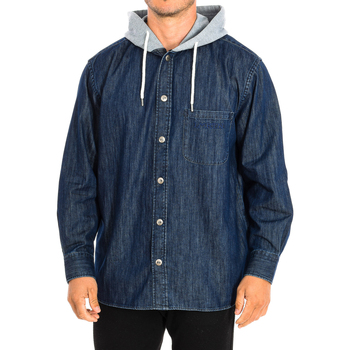 Oblačila Moški Jeans jakne La Martina TMC009-DM081-D7003 Modra