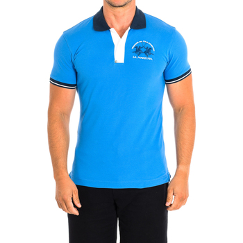 Oblačila Moški Polo majice kratki rokavi La Martina TMP005-PK001-07205 Modra