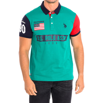 Oblačila Moški Polo majice kratki rokavi U.S Polo Assn. 58877-248 Zelena