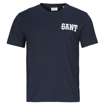 Oblačila Moški Majice s kratkimi rokavi Gant ARCH SCRIPT SS T-SHIRT         
