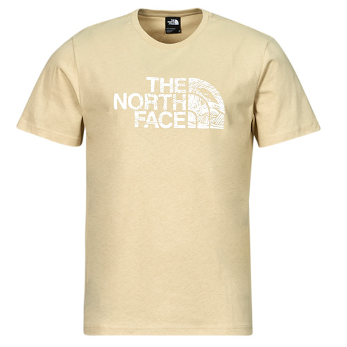 Oblačila Moški Majice s kratkimi rokavi The North Face WOODCUT Bež