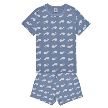 Oblačila Dečki Pižame & Spalne srajce Petit Bateau MAELIG Modra