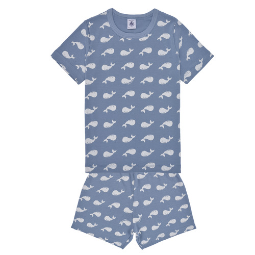 Oblačila Dečki Pižame & Spalne srajce Petit Bateau MAELIG Modra