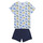 Oblačila Otroci Pižame & Spalne srajce Petit Bateau A0ABD X2 Modra / Rumena