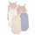 Oblačila Deklice Pižame & Spalne srajce Petit Bateau BODY BRETELLE X5 Večbarvna