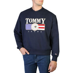 Oblačila Moški Puloverji Tommy Hilfiger - dm0dm15717 Modra
