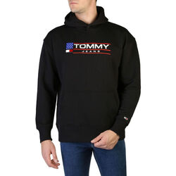 Oblačila Moški Puloverji Tommy Hilfiger - dm0dm15685 Črna