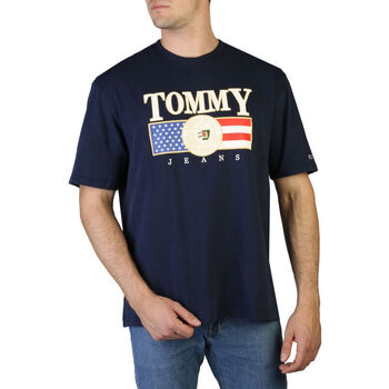 Oblačila Moški Majice s kratkimi rokavi Tommy Hilfiger - dm0dm15660 Modra
