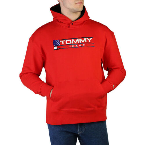 Oblačila Moški Puloverji Tommy Hilfiger - dm0dm15685 Rdeča