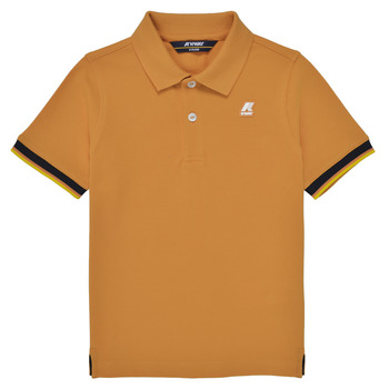 Oblačila Dečki Polo majice kratki rokavi K-Way P. VINCENT Oranžna