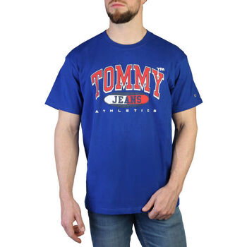 Oblačila Moški Majice s kratkimi rokavi Tommy Hilfiger - dm0dm16407 Modra