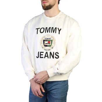 Oblačila Moški Puloverji Tommy Hilfiger - dm0dm16376 Bela