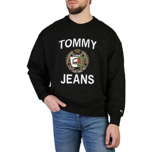 Oblačila Moški Puloverji Tommy Hilfiger - dm0dm16376 Črna