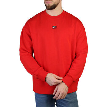 Oblačila Moški Puloverji Tommy Hilfiger dm0dm16370 xnl red Rdeča