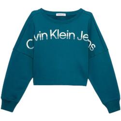Oblačila Deklice Puloverji Calvin Klein Jeans  Zelena
