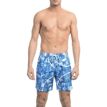 Oblačila Moški Kratke hlače & Bermuda Bikkembergs - bkk1mbm05 Modra