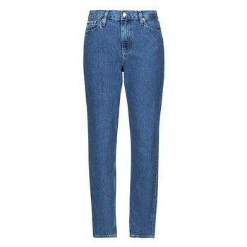 Oblačila Ženske Mom-jeans Calvin Klein Jeans MOM JEAN Modra