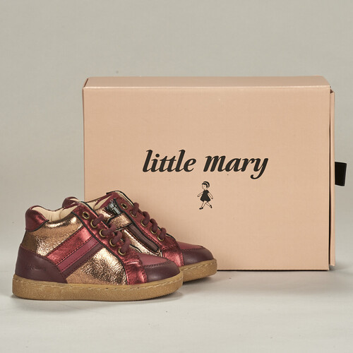 Čevlji  Deklice Visoke superge Little Mary LYNNA Rdeča
